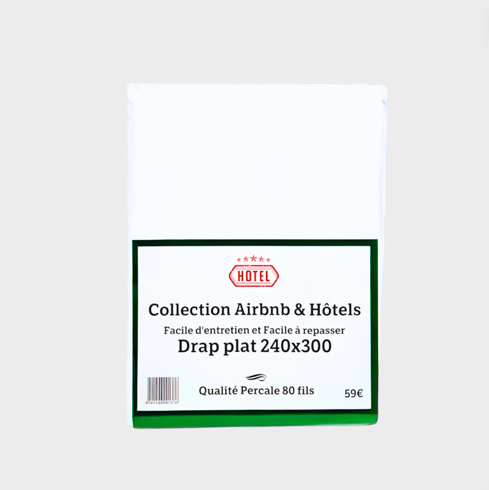 Drap-Plat Percale Polycoton