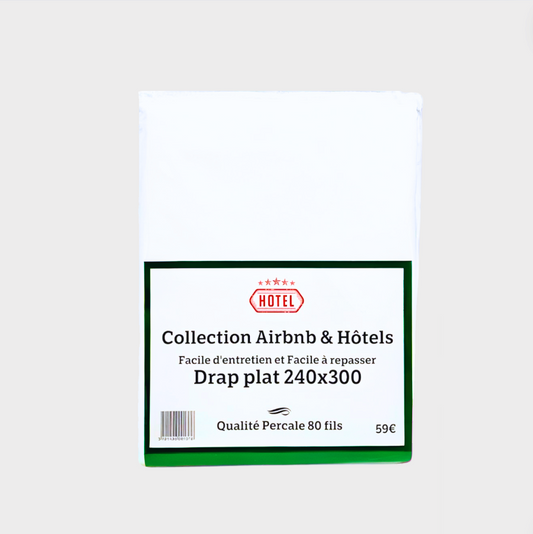 Drap-Plat Percale Polycoton